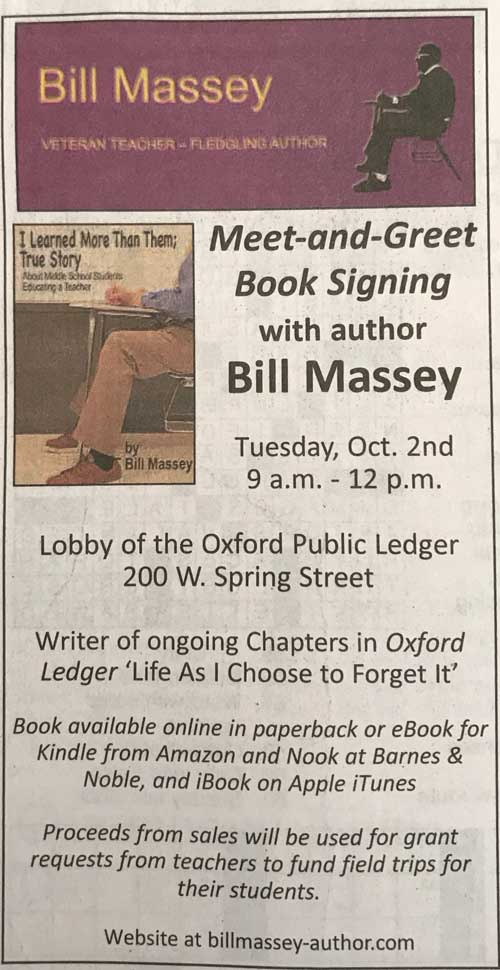 Oxford Ledger Book Signing image